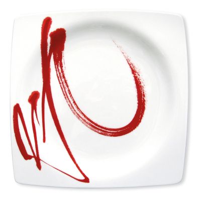 ASSIETTE PAINT IT RED