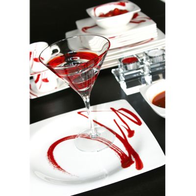 SERVICE DE TABLE PAINT IT RED