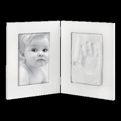 Trouver cadre photo double avec empreinte main