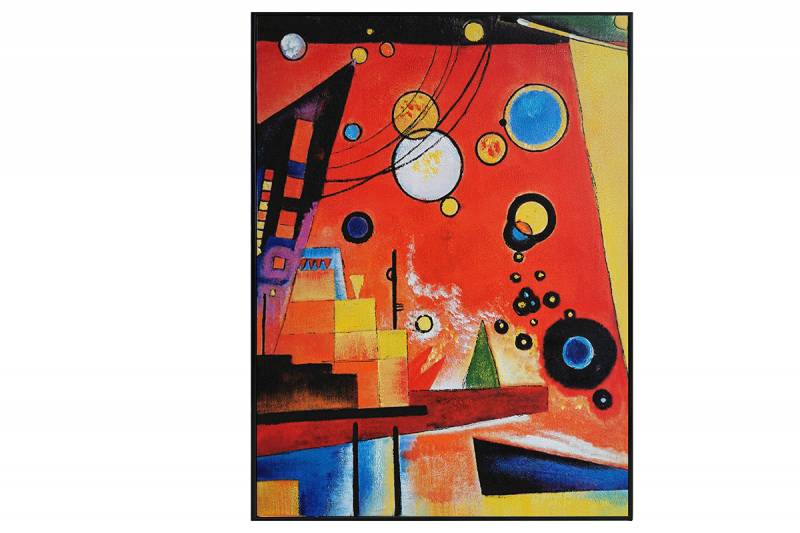 TABLEAU KANDINSKY CADRE NOIR 60X80