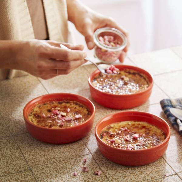 plat à crème brulée Emile Henry près de Charly