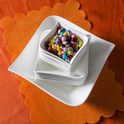 porcelaine blanche Melody table et passion