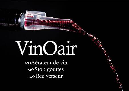 Bouchon verseur aérateur VINOAIR